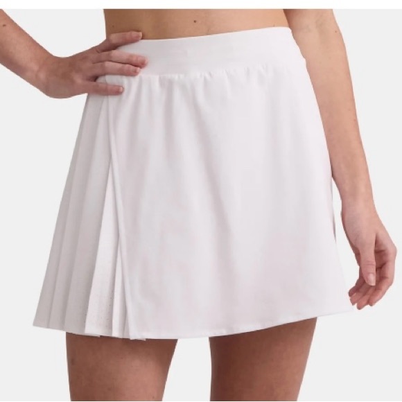 Avia Women's Pleated Skort, Inner Short Liner With Pocket Size XXXL (22) White - Picture 1 of 12
